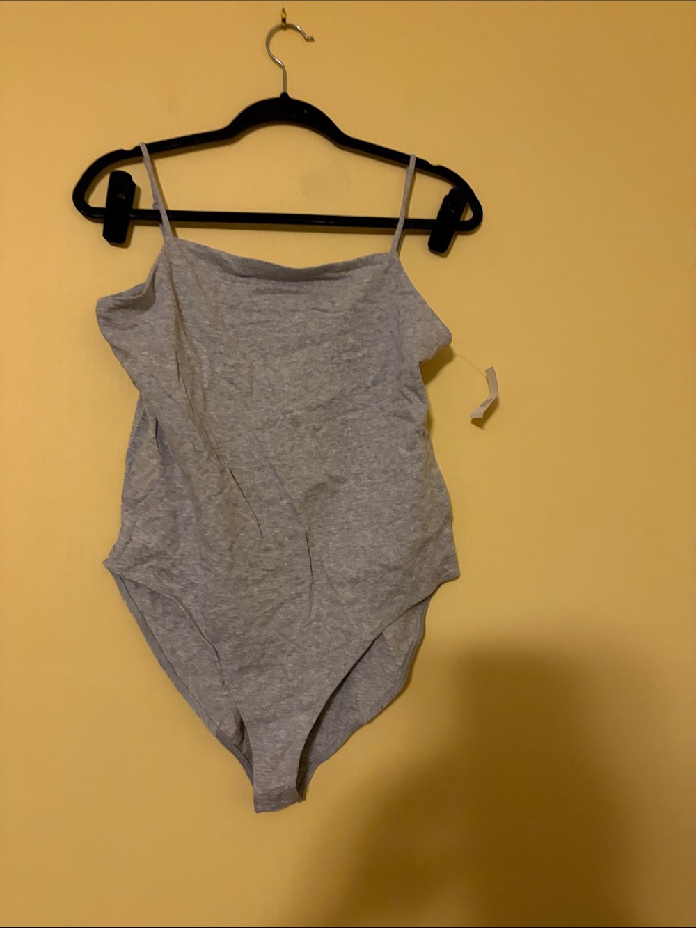 GAP Light Gray Cotton Tank Bodysuit